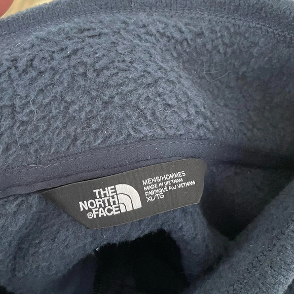 The North Face Sweater Fleece Jacket Urban Navy Heather size XL Style NF0A3LH7 - Picture 3 of 11